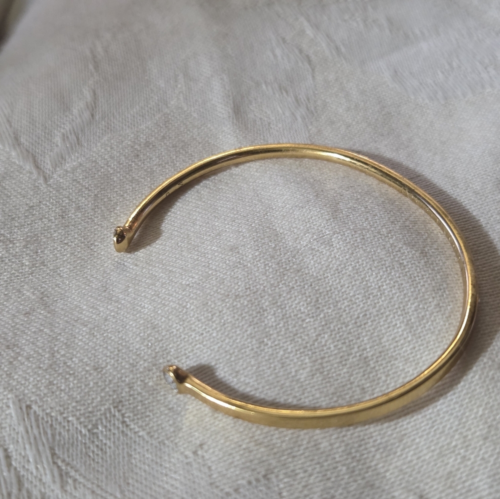 Monica Vinader Diamond Essential Cuff - Picture 7 of 15